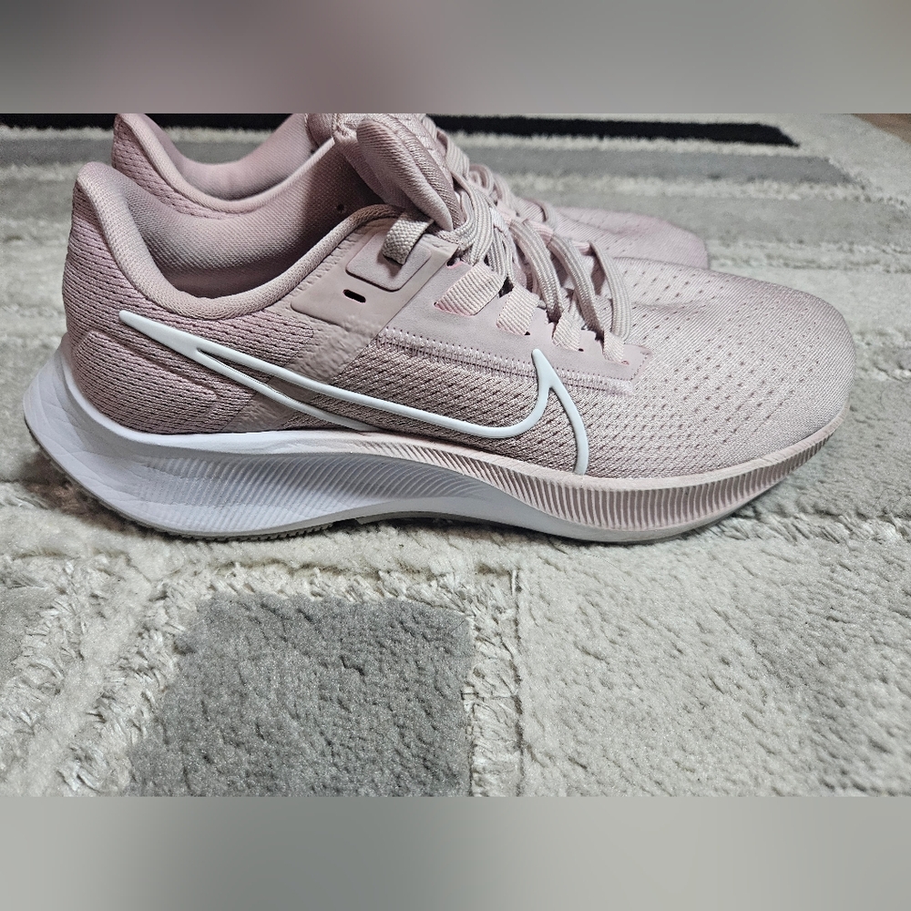 Nike Women's Running Sneakers - Pale Pink with White Swoosh